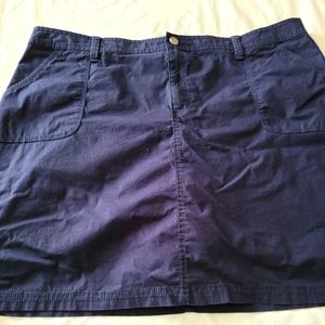Women's Croft and Barrow Navy Blue Skort  Size 18